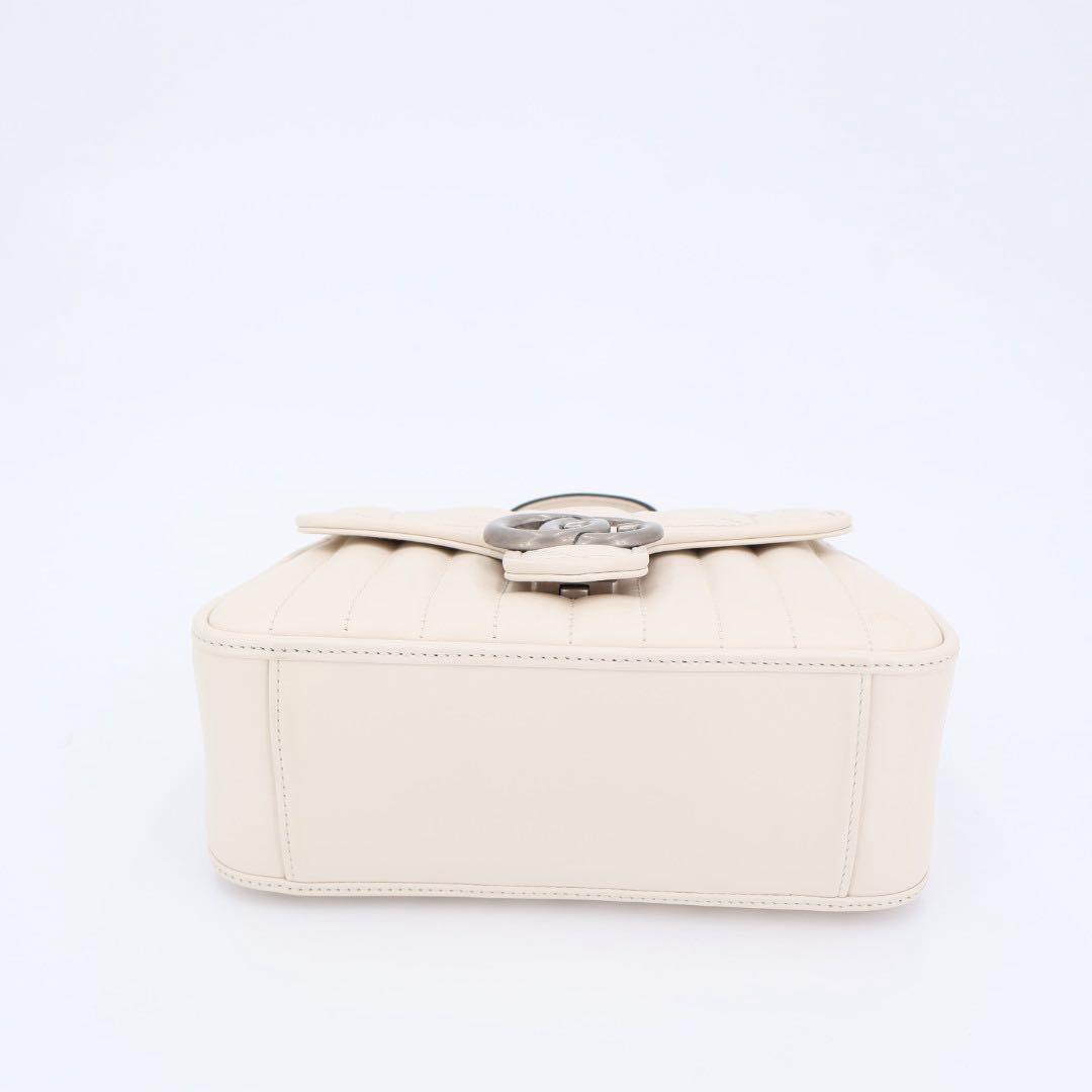 グッチ GUCCI GGマーモント シリーズ ミニハンドバッグ 583571-UM8AN-9022 美品