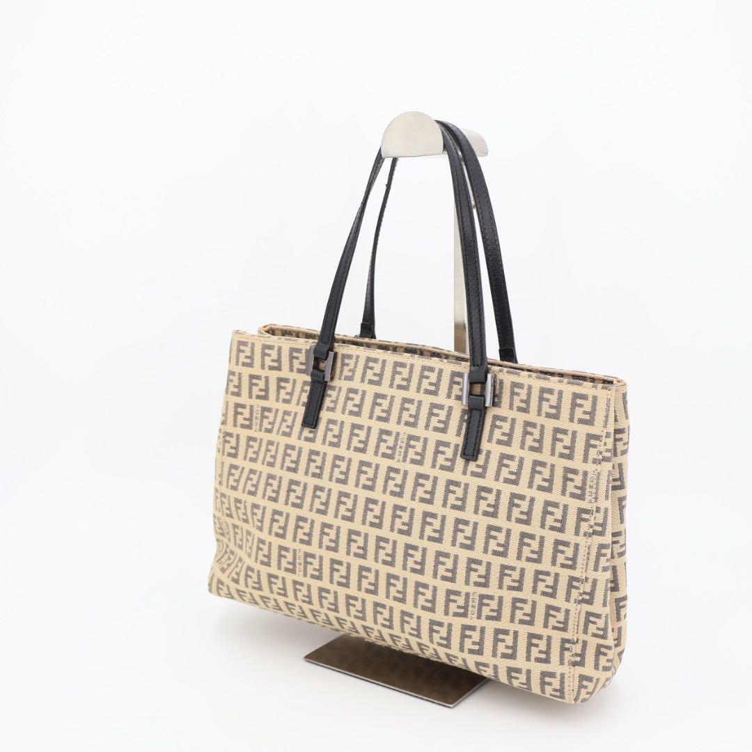 フェンディ Fendi ズッキーノ ズッカ柄 ハンドバッグ ミニトート トートバッグ