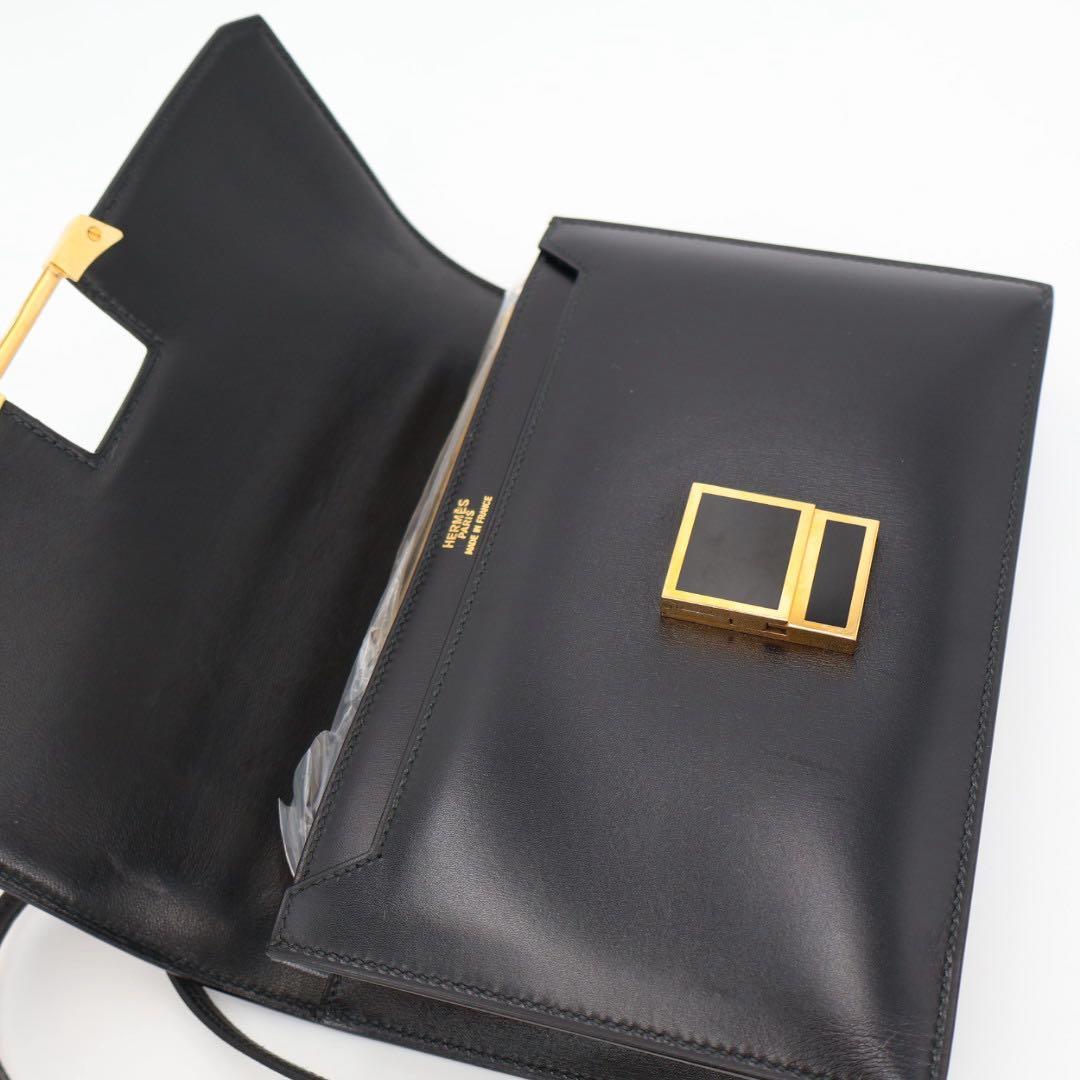 エルメス HERMES ヴィンテージ レザー ショルダーバッグ