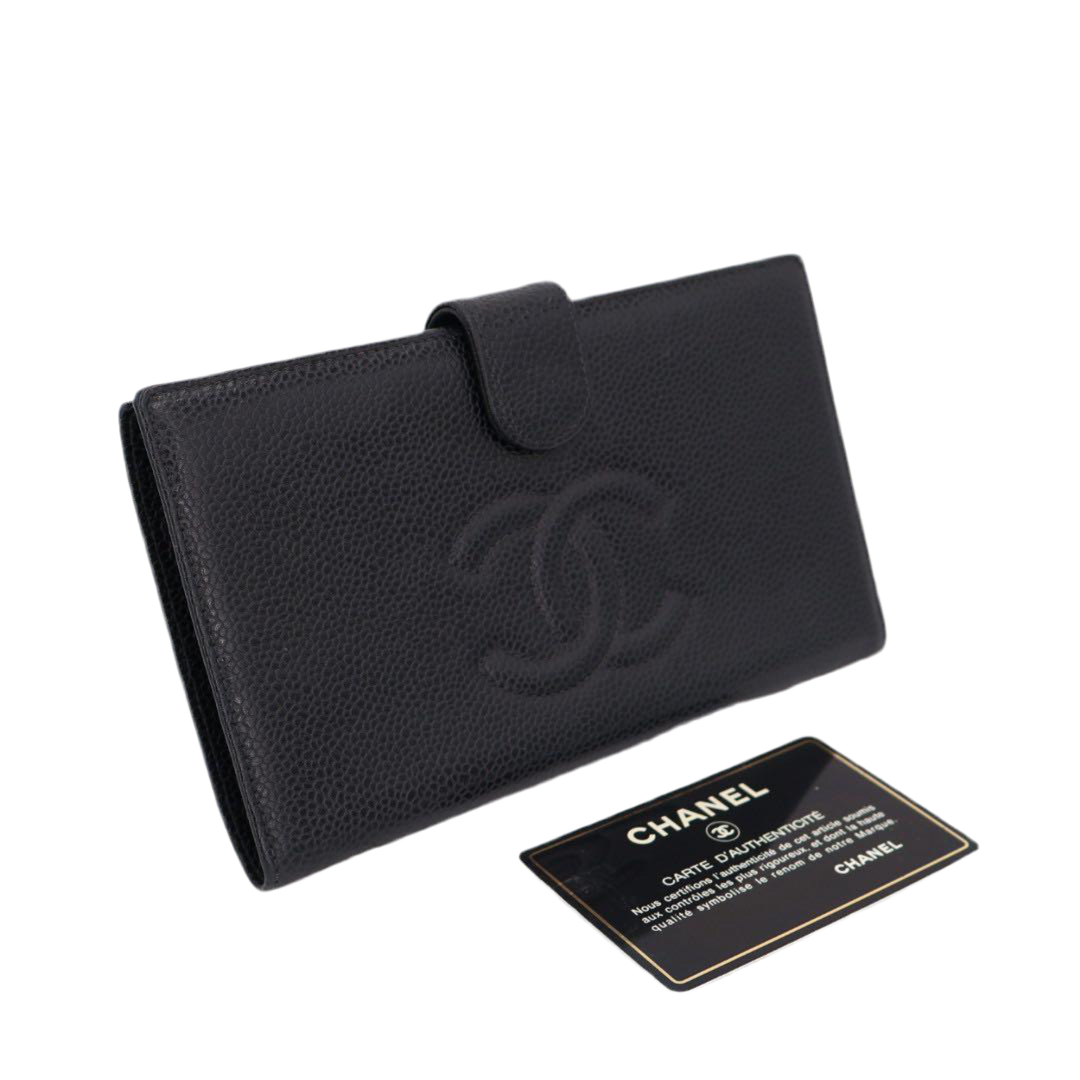 シャネル CHANEL ココマーク 二つ折り長財布