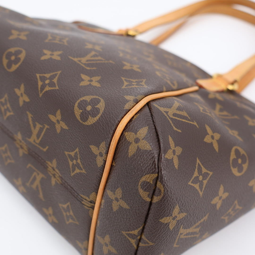 ルイ・ヴィトン LOUIS VUITTON モノグラム トータリーPM M41016 ブラウン PVC トートバッグ