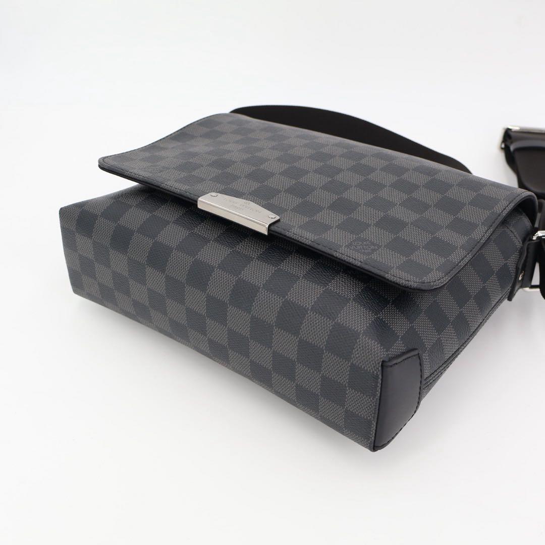 ルイ・ヴィトン LOUIS VUITTON N40349 ダミエ・グラフィット 斜め掛け ディストリクト PM NV2 ショルダーバッグ