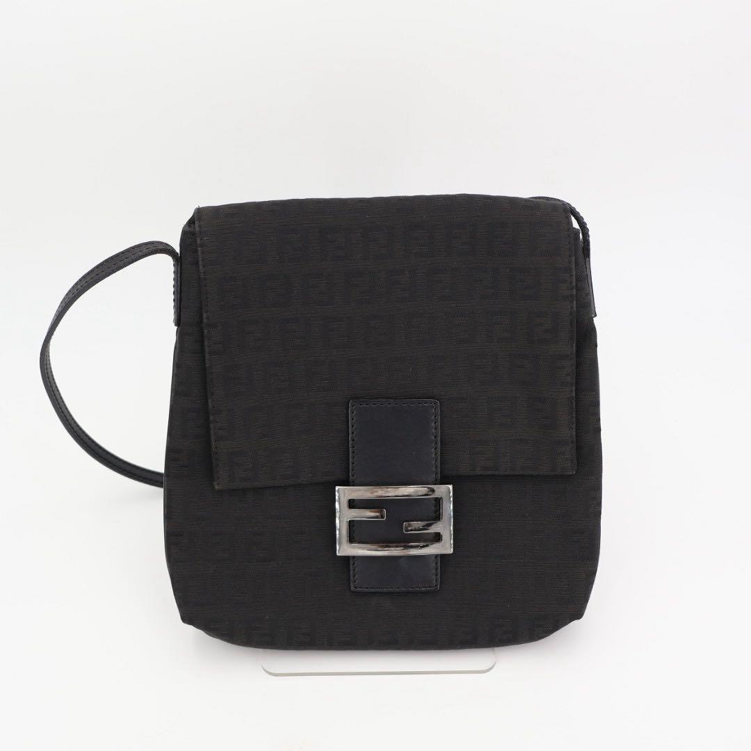 フェンディ FENDI Zucchino ズッキーノ Messenger Shoulder Bag メッセンジャー ショルダーバッグ 8BT075