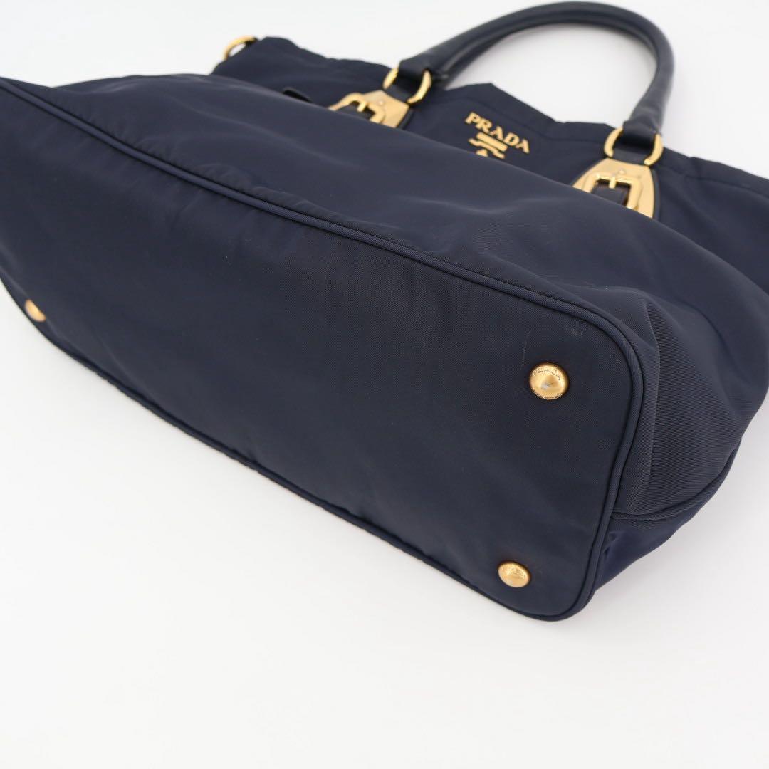 プラダ PRADA テスートナイロン×レザー 2WAY ショルダー ハンドバッグ