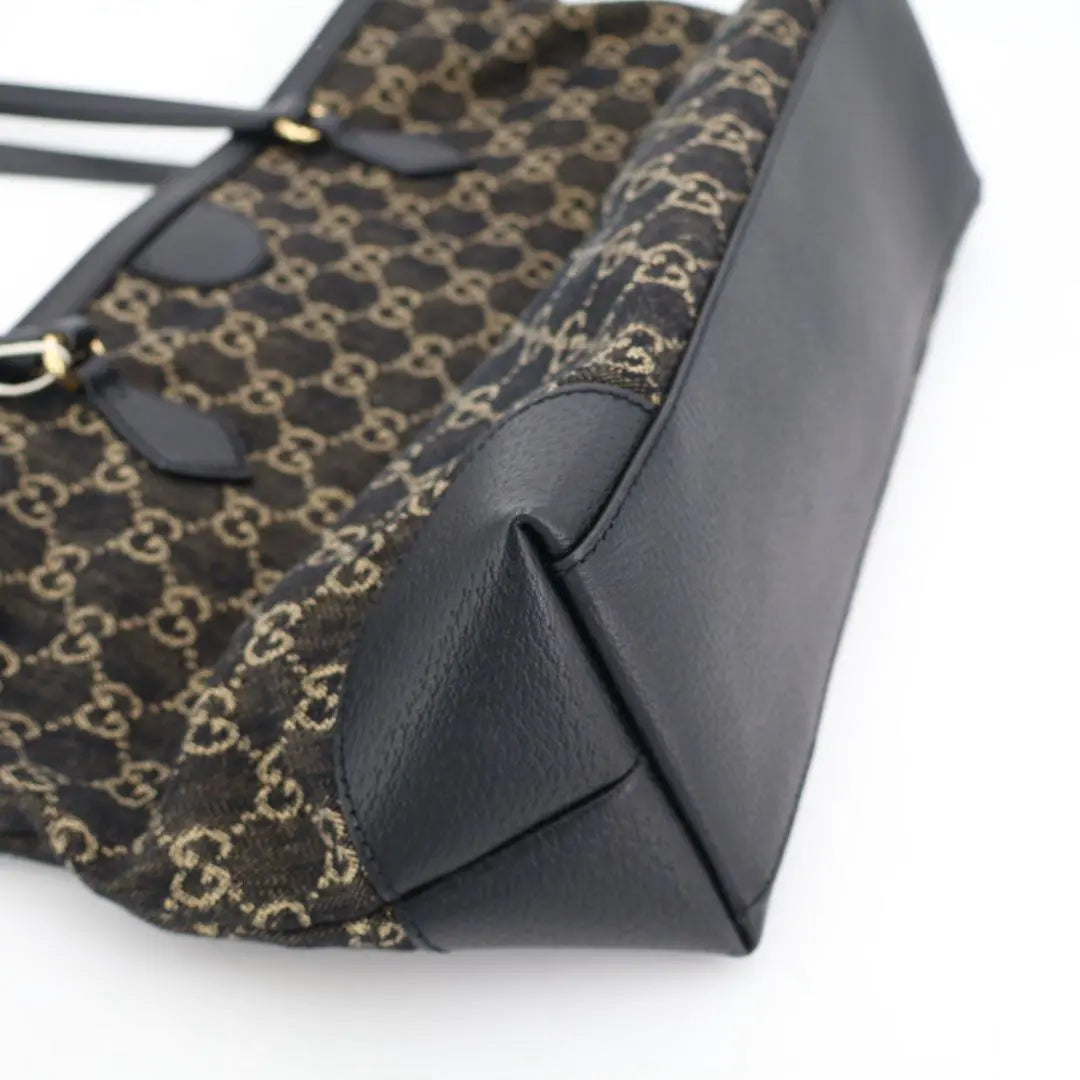 グッチ GUCCI オフィディア ミディアム トートバッグ 631685 ブラック GGジャカードデニム