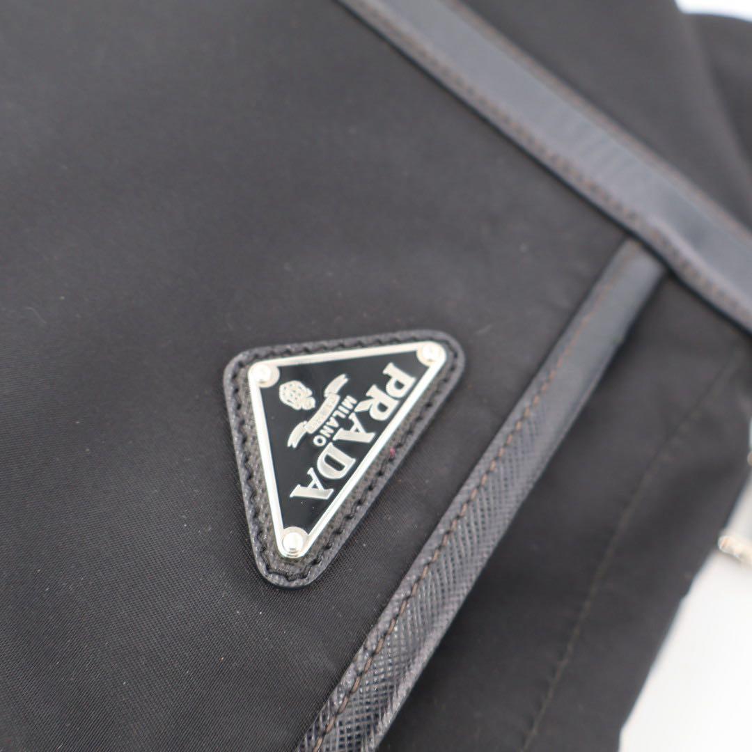 プラダ PRADA ハンドバッグ トートバッグ ブラック ナイロン レディース