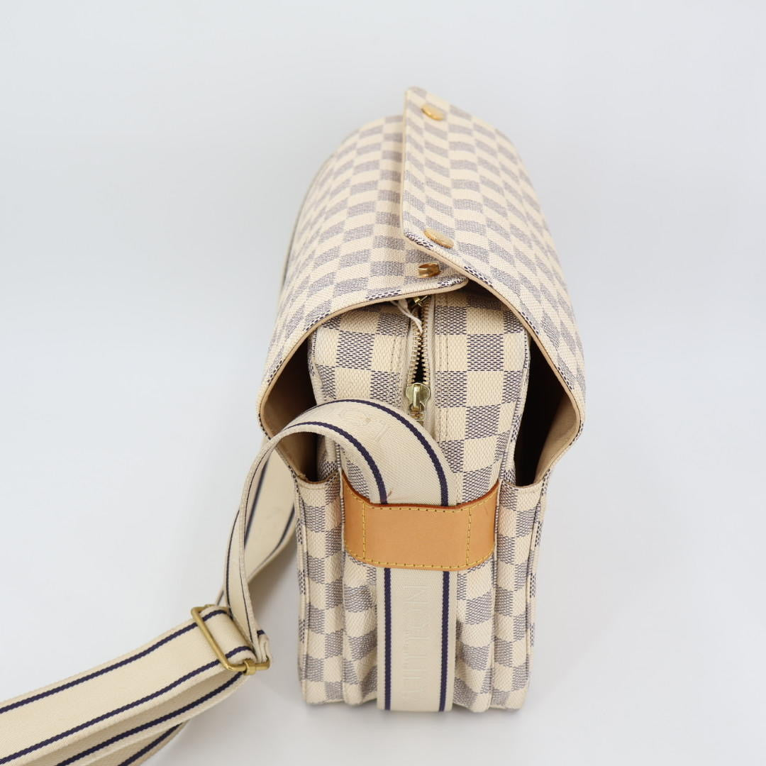 ルイ ヴィトン LOUIS VUITTON ダミエ アズール ナヴィグリオ N51189 ユニセックス ショルダーバッグ