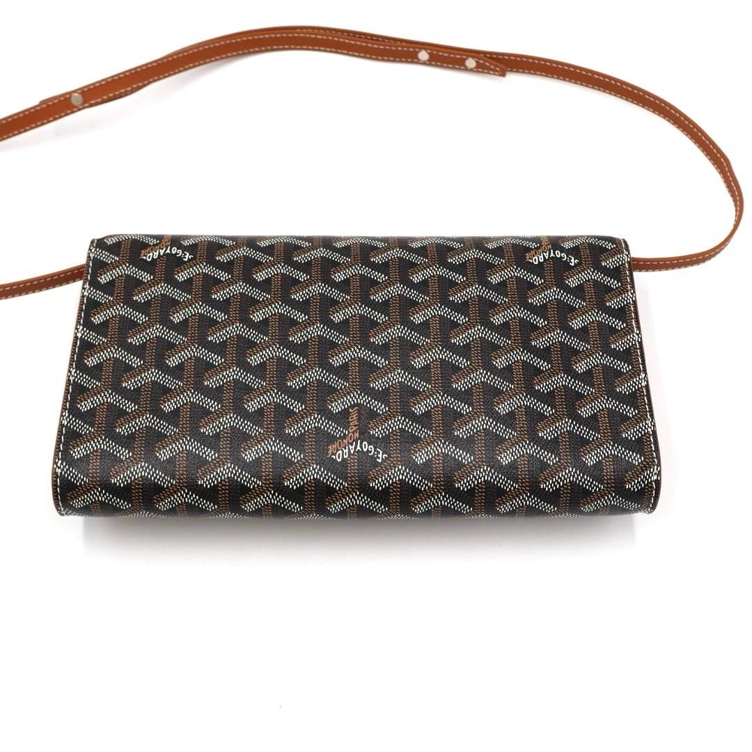 ゴヤール GOYARD モンテカルロPM ショルダーバッグ クラッチバッグ ブラウン