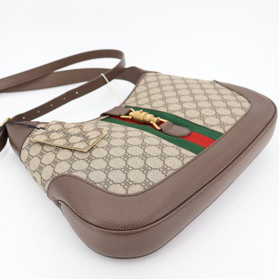 グッチ GUCCI グッチ×バレンシアガ ジャッキー シェリーライン ワンショルダーバッグ 2WAYバッグ 美品