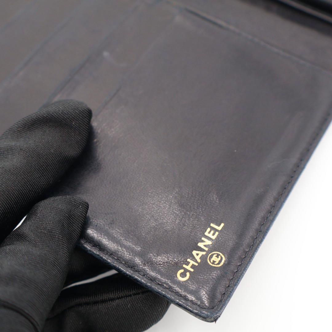 シャネル CHANEL ココマーク 二つ折り長財布