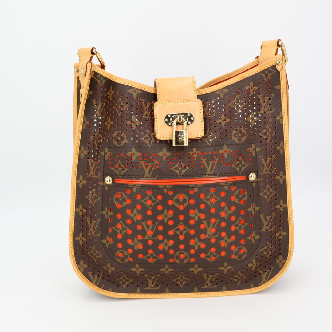 ルイ ヴィトン LOUIS VUITTON モノグラム ペルフォ ミュゼット ショルダー バッグ オランジュ
