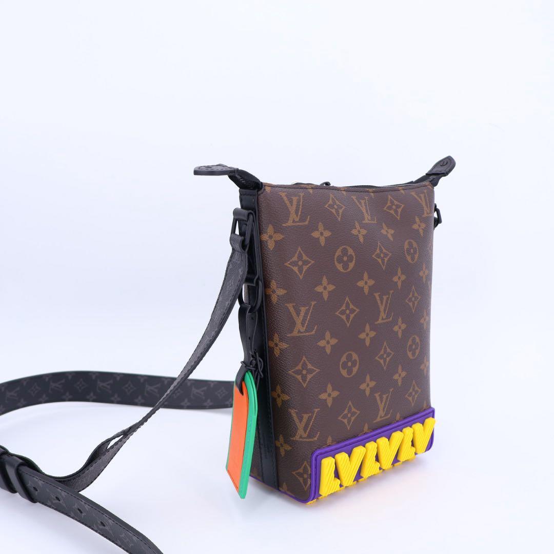 ルイヴィトン LOUIS VUITTON M57966 モノグラムxモノグラム･エクリプスxラバー クルーザー･メッセンジャー バッグ 美品