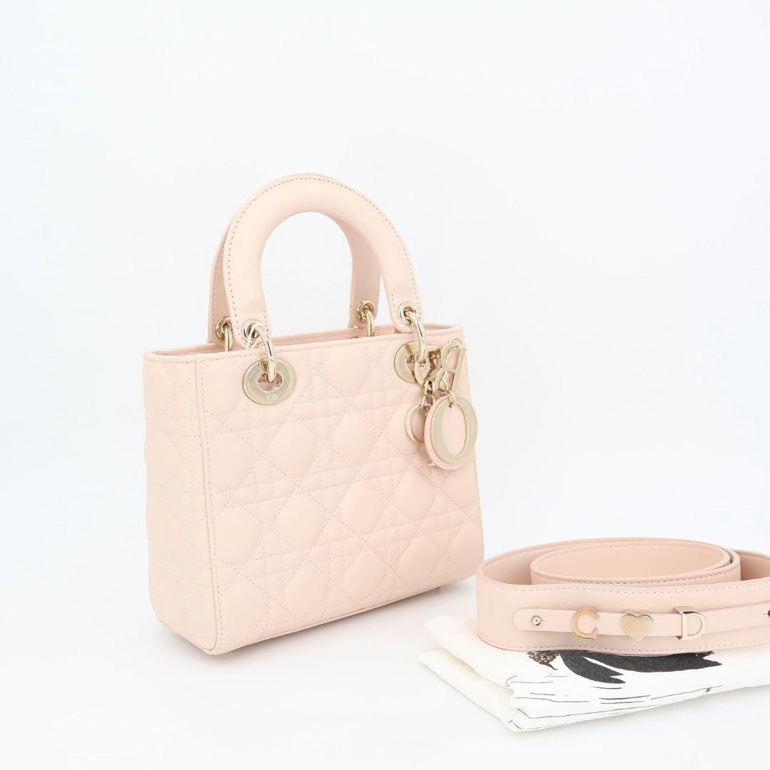クリスチャンディオール Christian Dior カナージュ レディディオール ハンドバッグ 2WAY ショルダーバッグ 美品