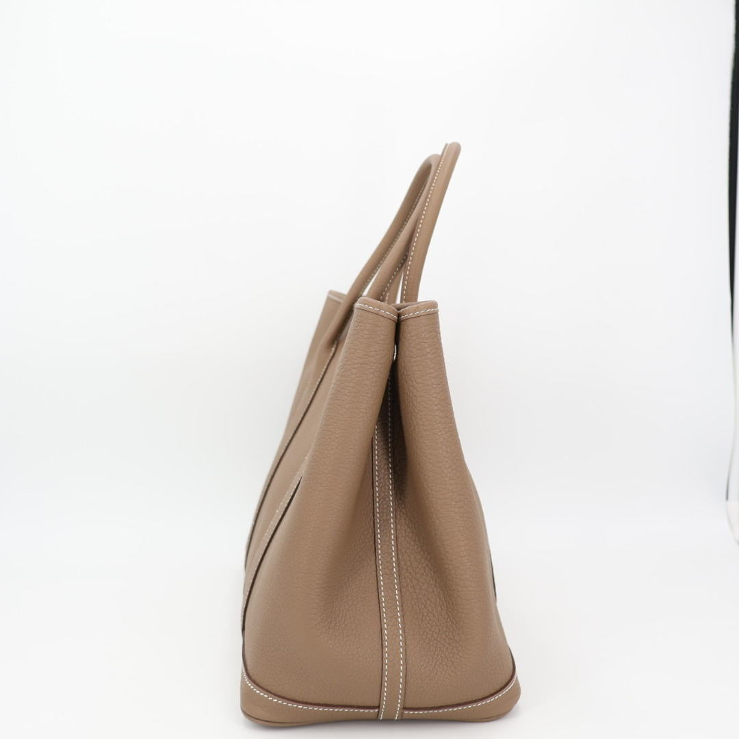 エルメス HERMES ガーデンパーティMM ネゴンダ エトゥープ シルバー金具