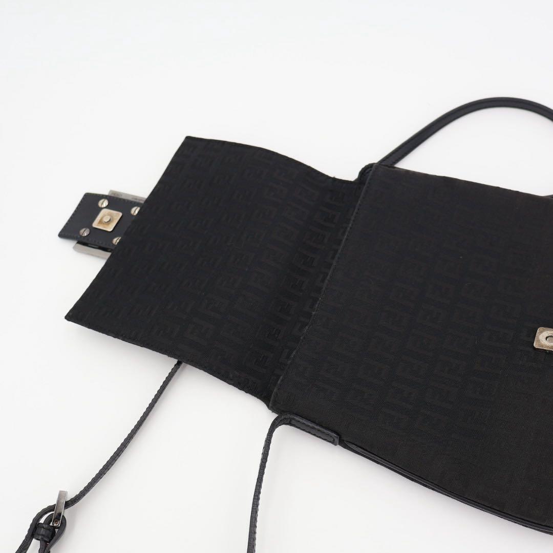 フェンディ FENDI Zucchino ズッキーノ Messenger Shoulder Bag メッセンジャー ショルダーバッグ 8BT075