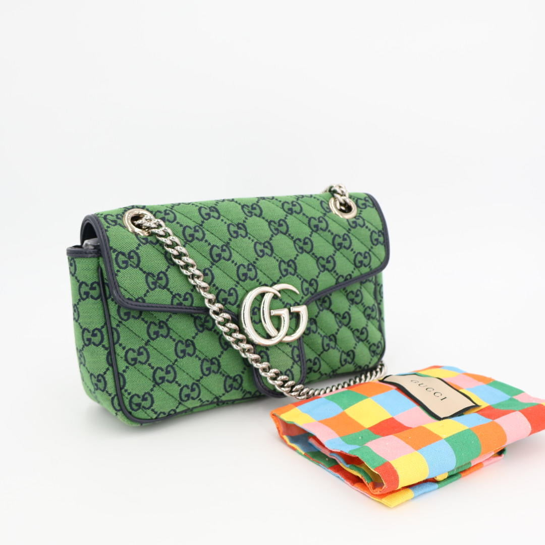 グッチ GUCCI グッチ GGマーモント マルチカラー スモール ショルダーバッグ