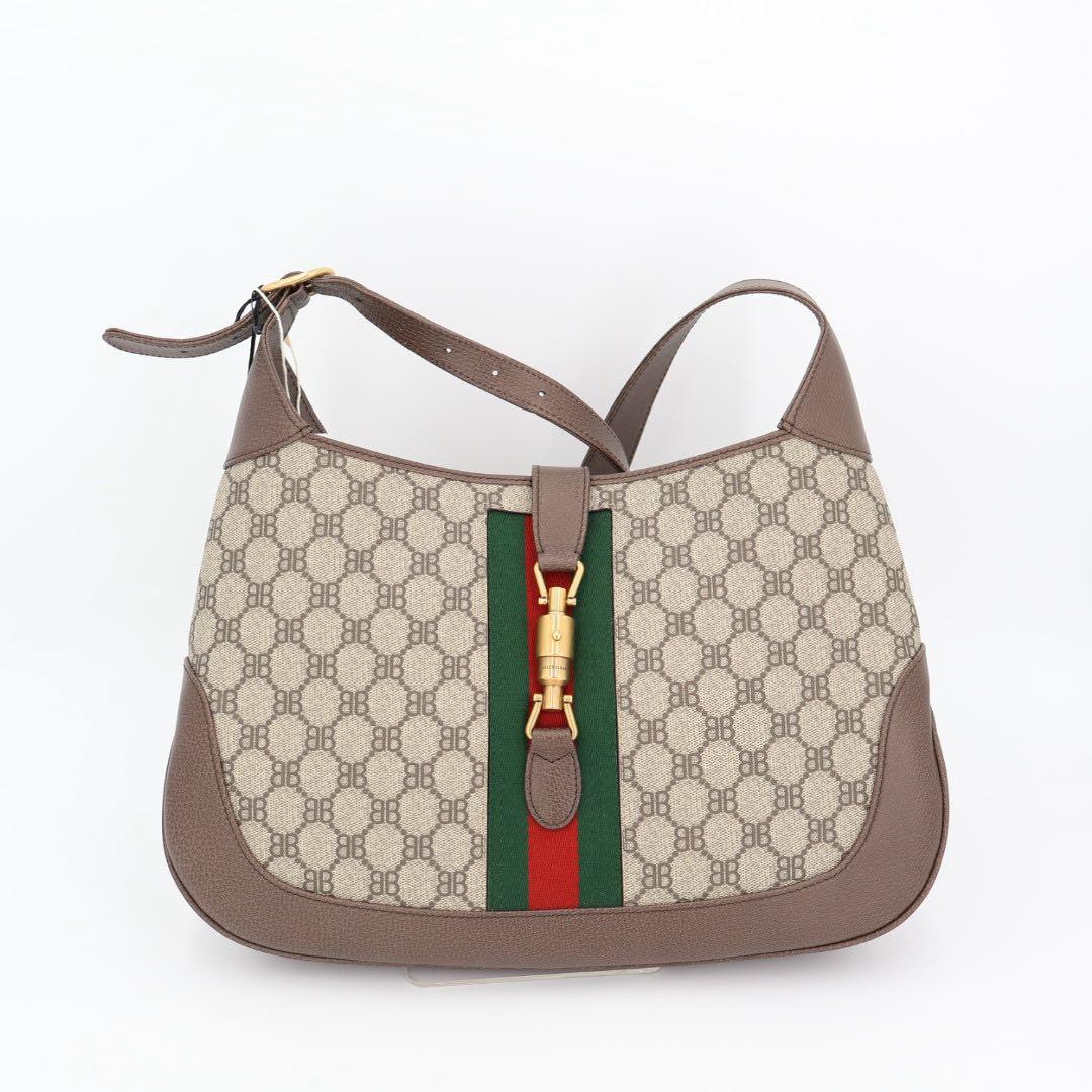 グッチ GUCCI グッチ×バレンシアガ ジャッキー シェリーライン ワンショルダーバッグ 2WAYバッグ 美品