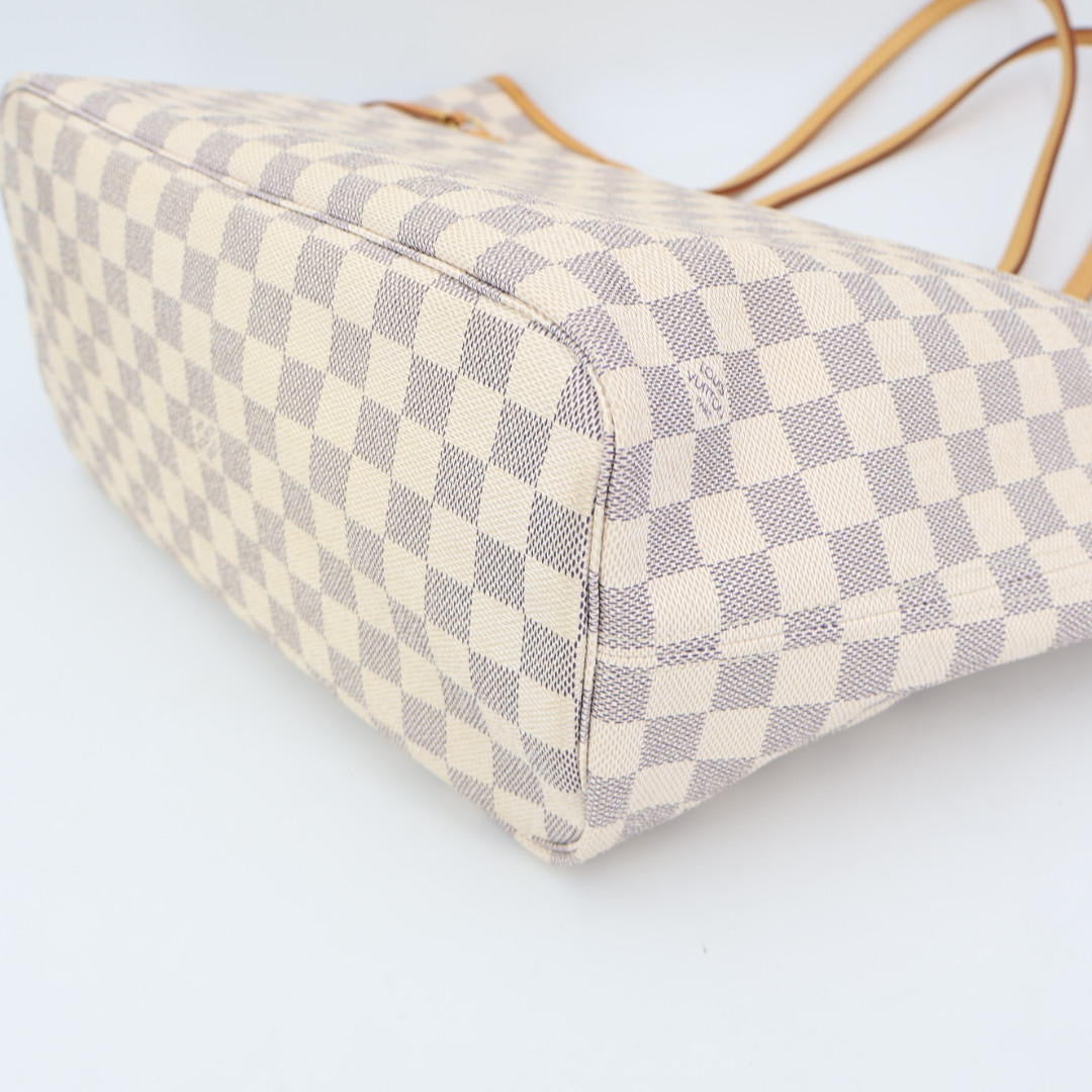 ルイ・ヴィトン LOUIS VUITTON ネヴァーフルMM ダミエアズール トートバッグ