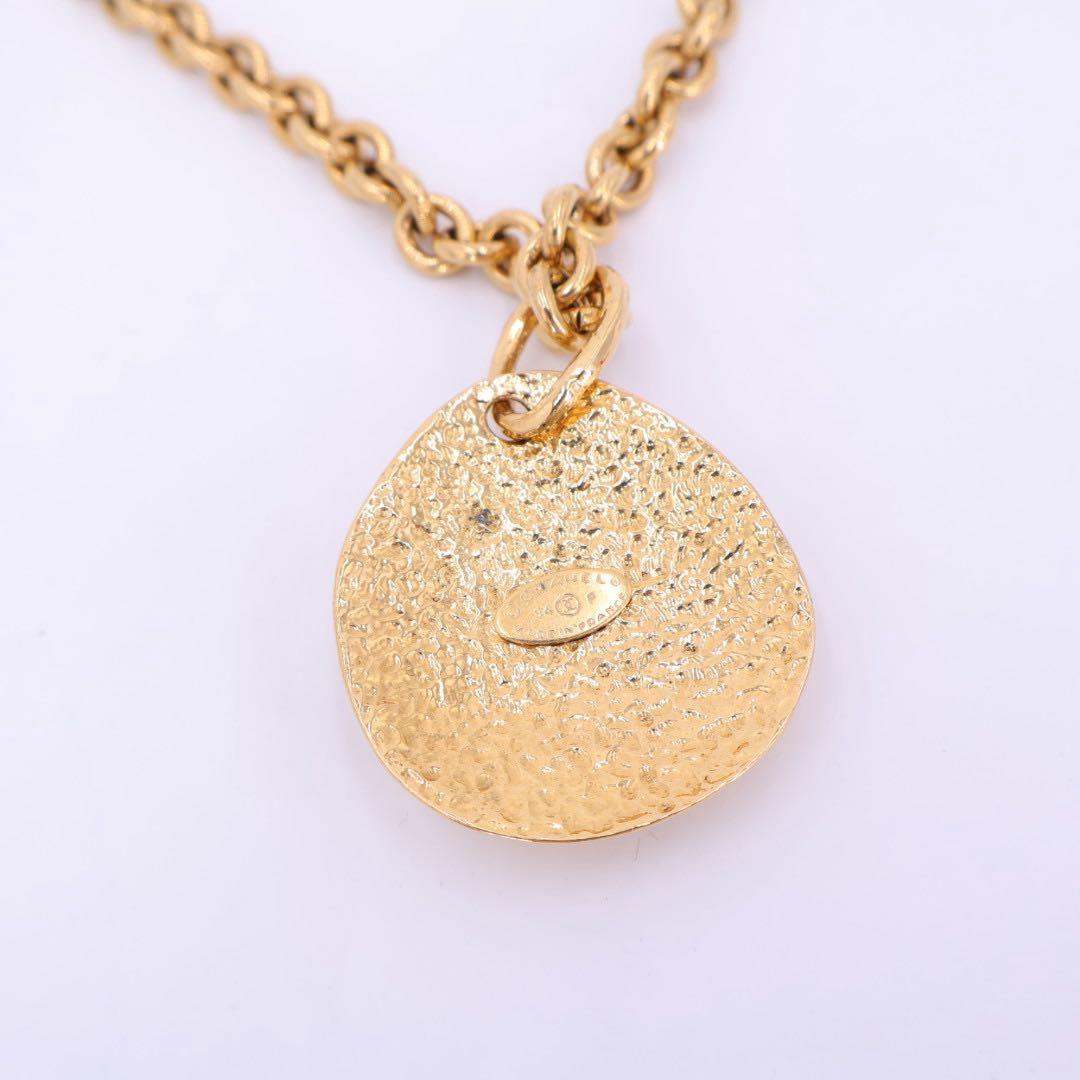 シャネル CHANEL チェーンロングネックレス ココマーク ゴールド アクセサリー 94P ヴィンテージ レディース