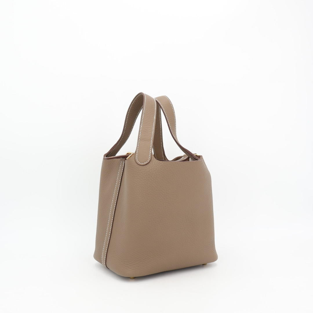 エルメス HERMES ﾋﾟｺﾀﾝﾛｯｸPM ﾄﾘﾖﾝｸﾚﾏﾝｽ G金具 W刻 ｴﾄｩｰﾌﾟ