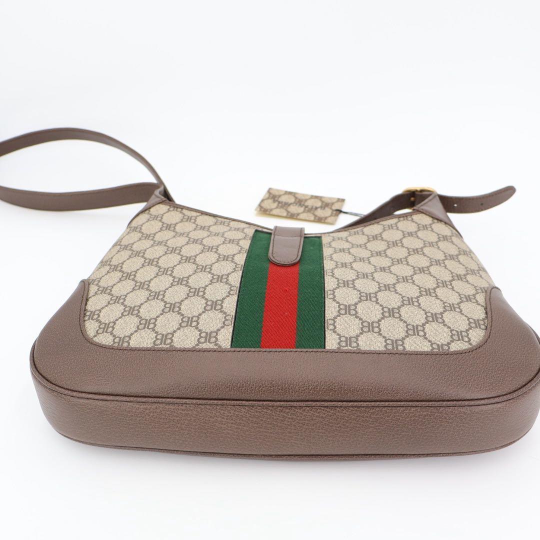 グッチ GUCCI グッチ×バレンシアガ ジャッキー シェリーライン ワンショルダーバッグ 2WAYバッグ 美品
