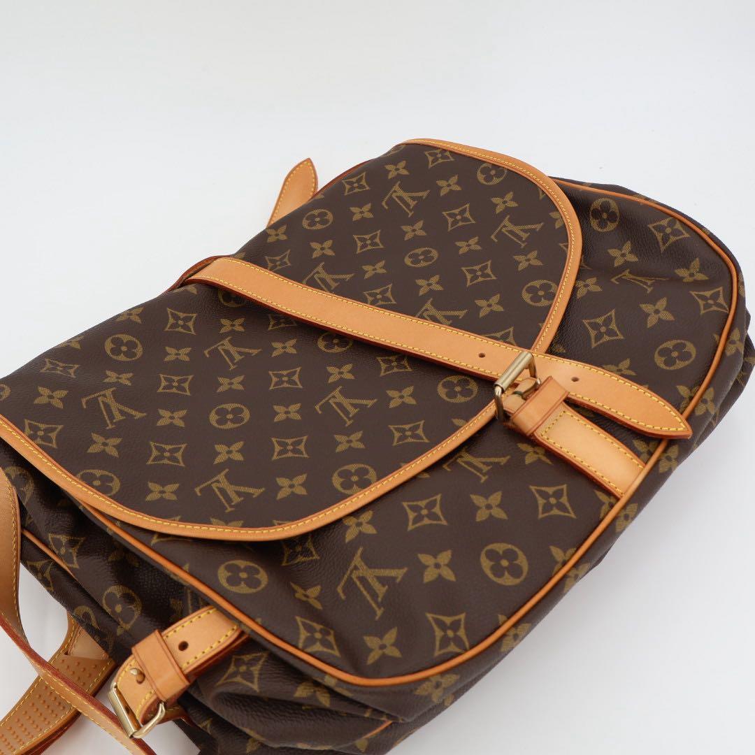 ルイヴィトン LOUIS VUITTON モノグラム ソミュール35 斜め掛け ショルダーバッグ