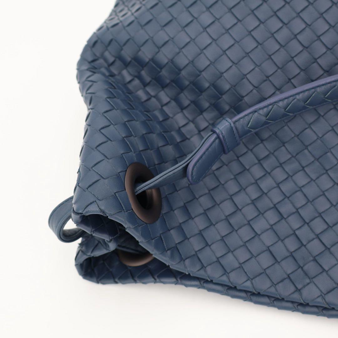 ボッテガ・ヴェネタ Bottega Veneta イントレチャート ガルダ レザー トート バッグ