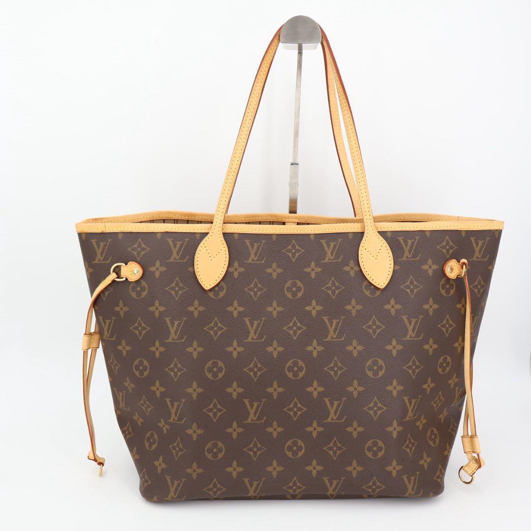 ルイ・ヴィトン LOUIS VUITTON モノグラム ネヴァーフルMM M40156 ブラウン PVC トートバッグ