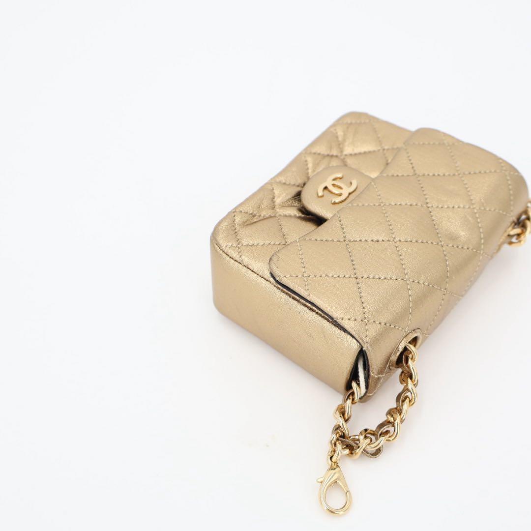 シャネル　CHANEL　ヴィンテージ　ミニミニマトラッセ　チェーン バッグチャーム　ポーチ　ハンドバッグ