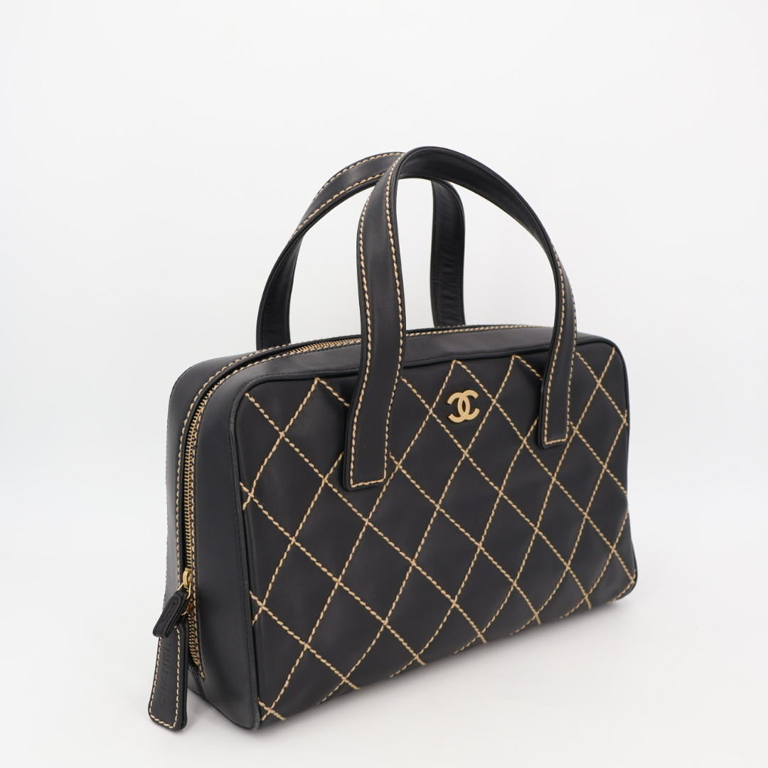 シャネル CHANEL ワイルドステッチ トートバッグ レディース