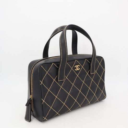シャネル CHANEL ワイルドステッチ トートバッグ レディース