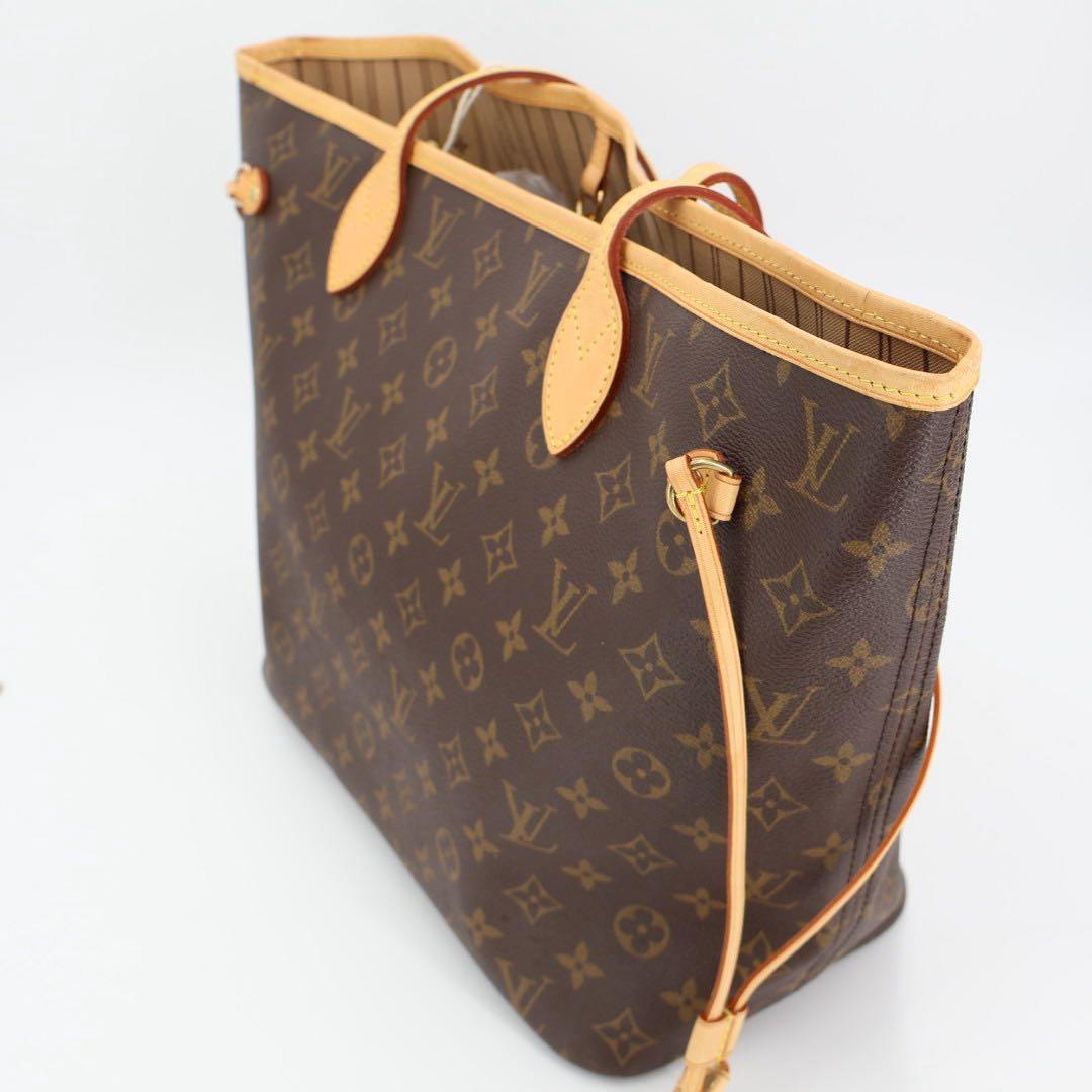 ルイ・ヴィトン LOUIS VUITTON モノグラム ネヴァーフルMM M40156 ブラウン PVC トートバッグ