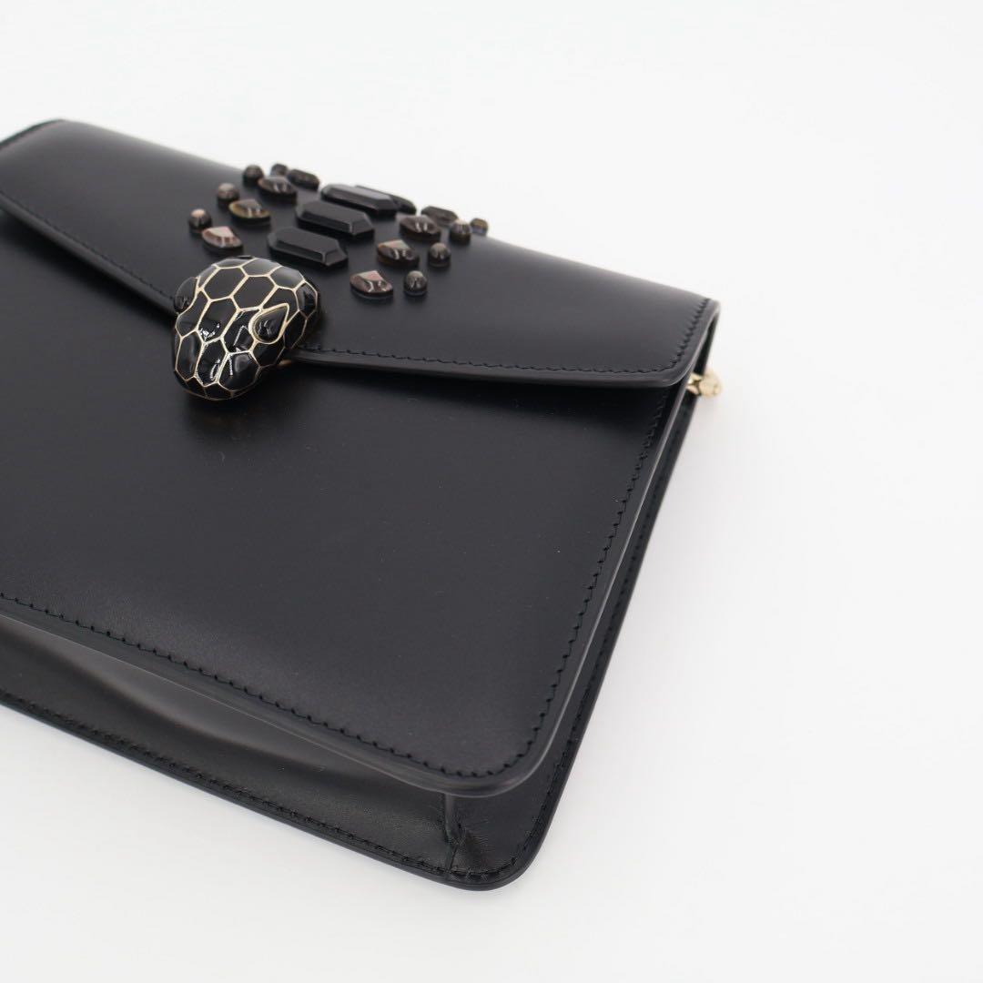 ブルガリ BVLGARI セルペンティ チェーンショルダー ショルダーバッグ 美品