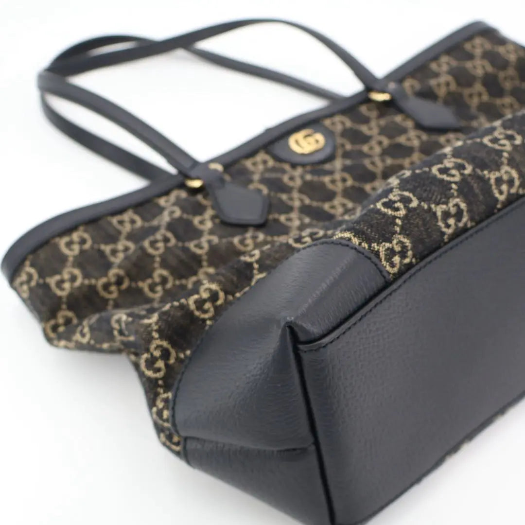 グッチ GUCCI オフィディア ミディアム トートバッグ 631685 ブラック GGジャカードデニム