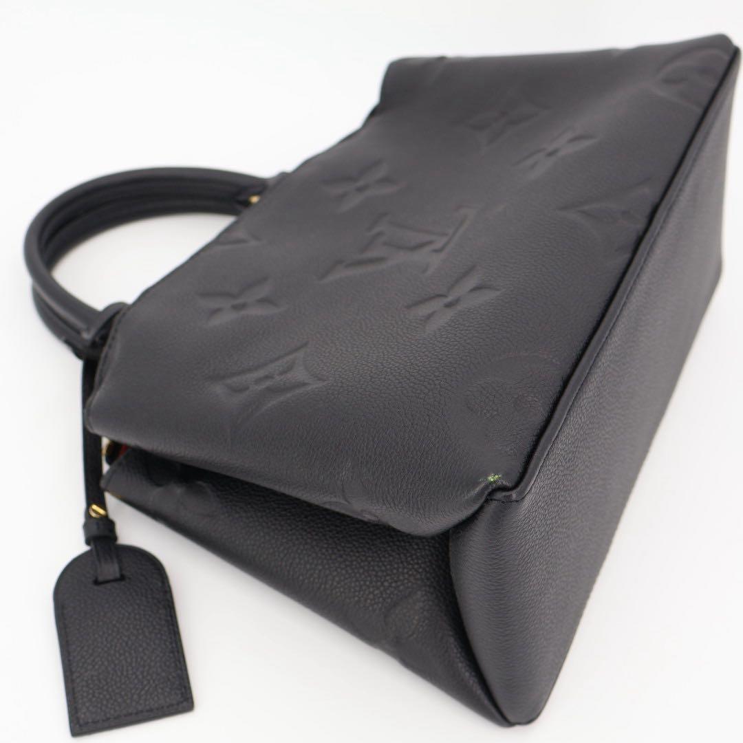 ルイヴィトン LOUIS VUITTON プティパレPM 2WAY ハンドバッグ モノグラムアンプラント レザー ショルダーバッグ ブラック M58916