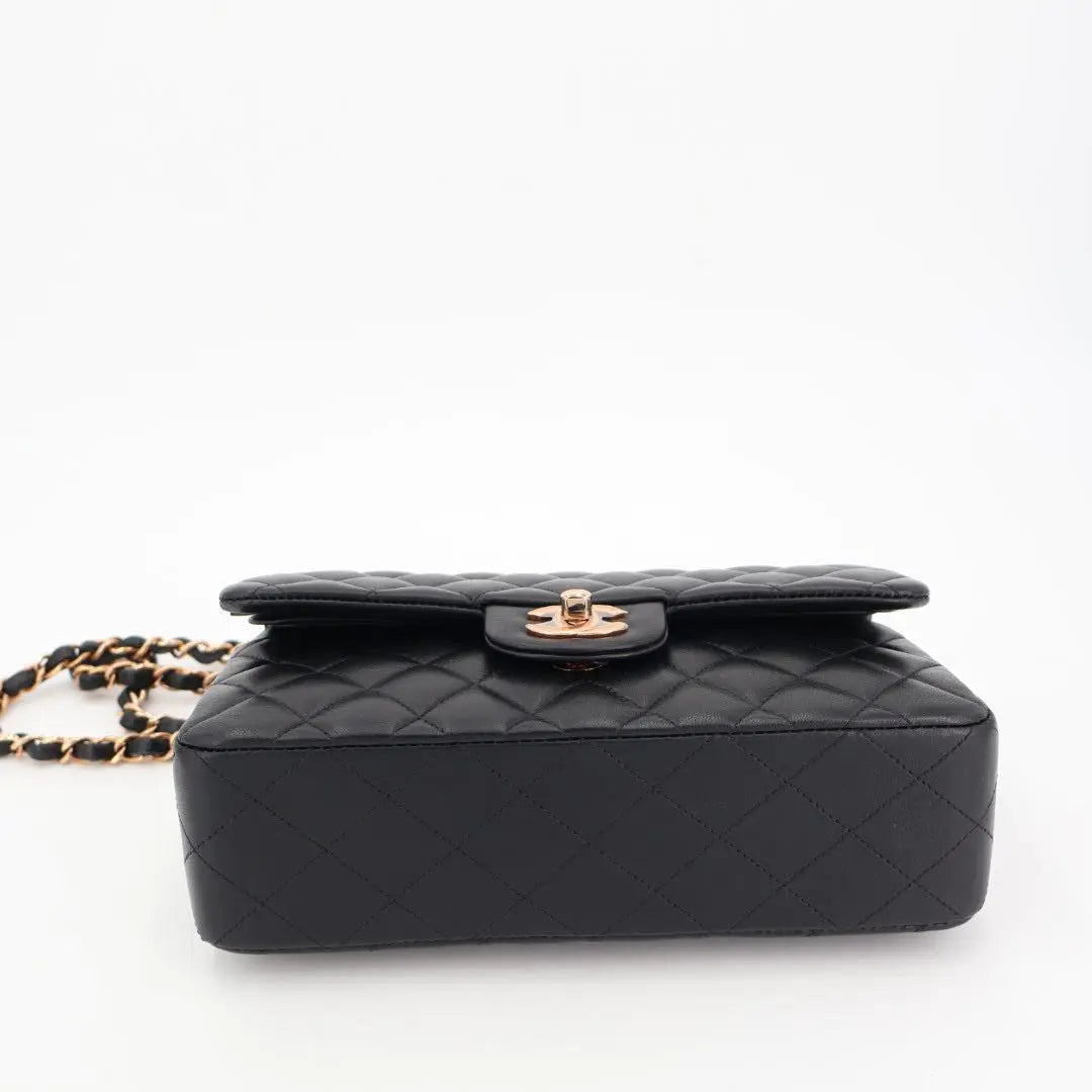 シャネル CHANEL ローズゴールド フラップバッグ 美品