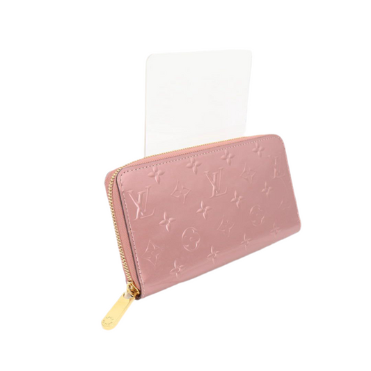 ルイヴィトン LOUIS VUITTON ジッピーウォレット 長財布 M91599 ヴェルニ ローズヴェルール