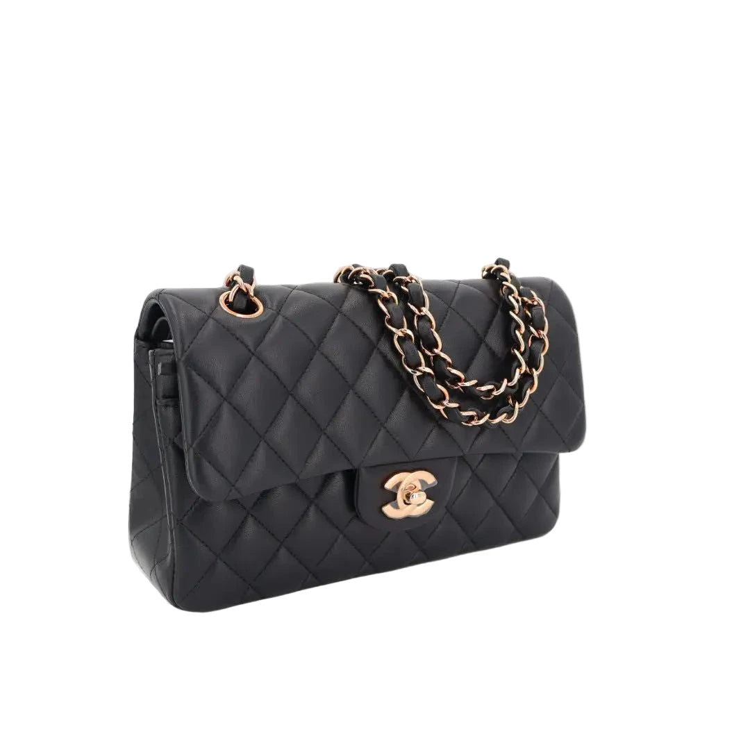 シャネル CHANEL ローズゴールド フラップバッグ 美品