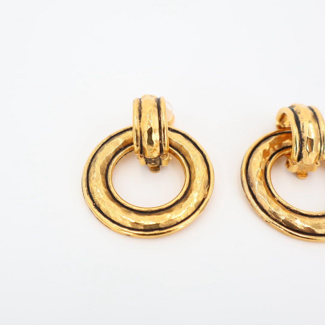 シャネル CHANEL マトラッセ フープ イヤリング ゴールド アクセサリー レディース