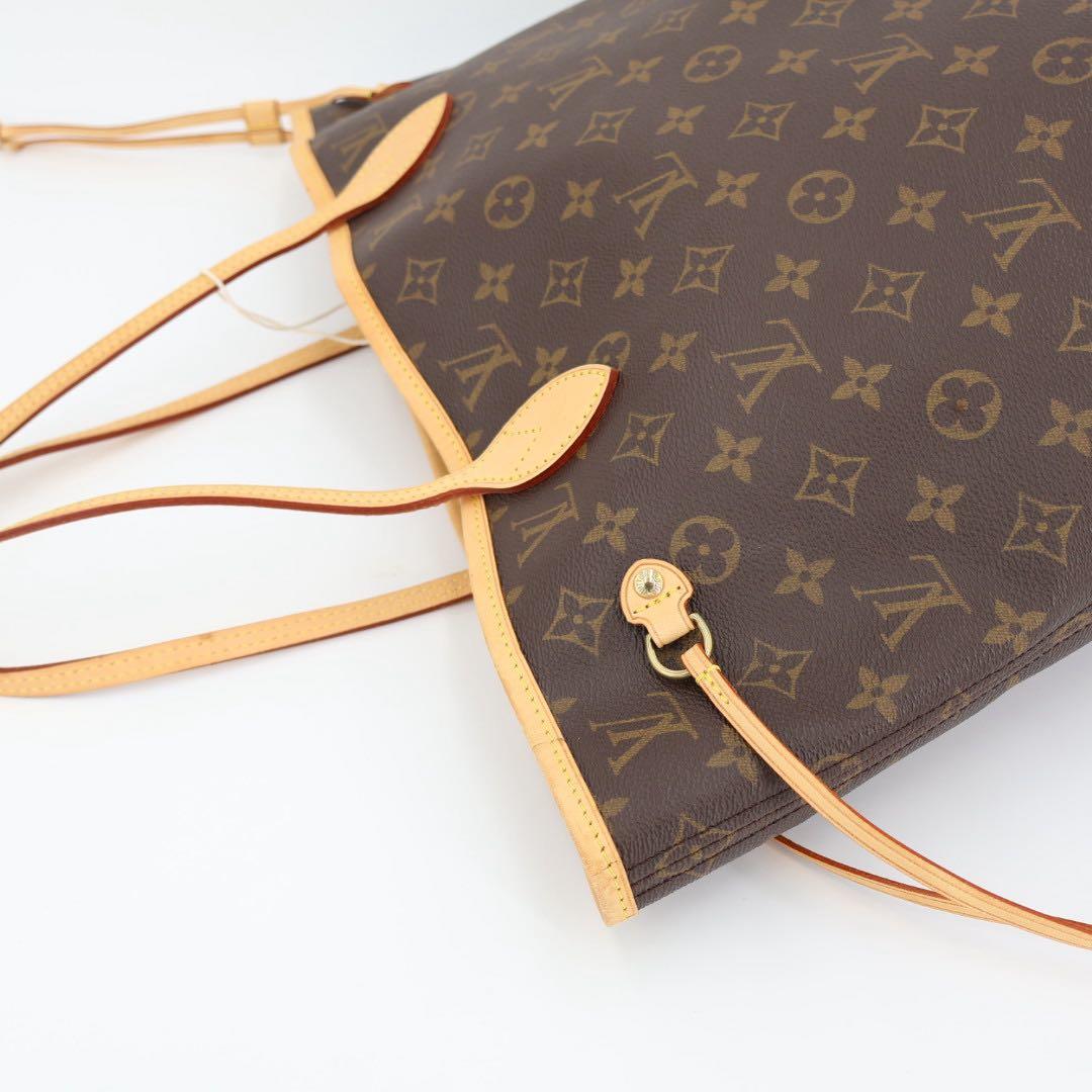 ルイ・ヴィトン LOUIS VUITTON モノグラム ネヴァーフルMM M40156 ブラウン PVC トートバッグ