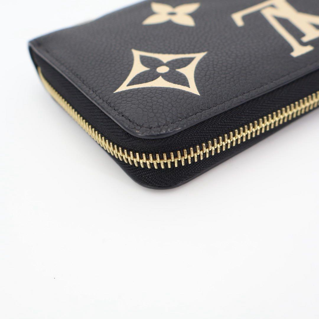ルイヴィトン LOUIS VUITTON バイカラー モノグラム アンプラント ジッピー ウォレット レデ