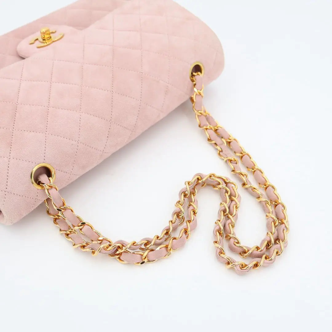 シャネル CHANEL マトラッセ25 ココマーク Wフラップ チェーンショルダーバッグ