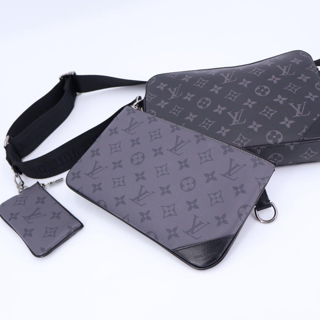 ルイヴィトン LOUIS VUITTON M69443 トリオ メッセンジャー モノグラムエクリプス リバース メッセンジャーバッグ メンズショルダーバッグ