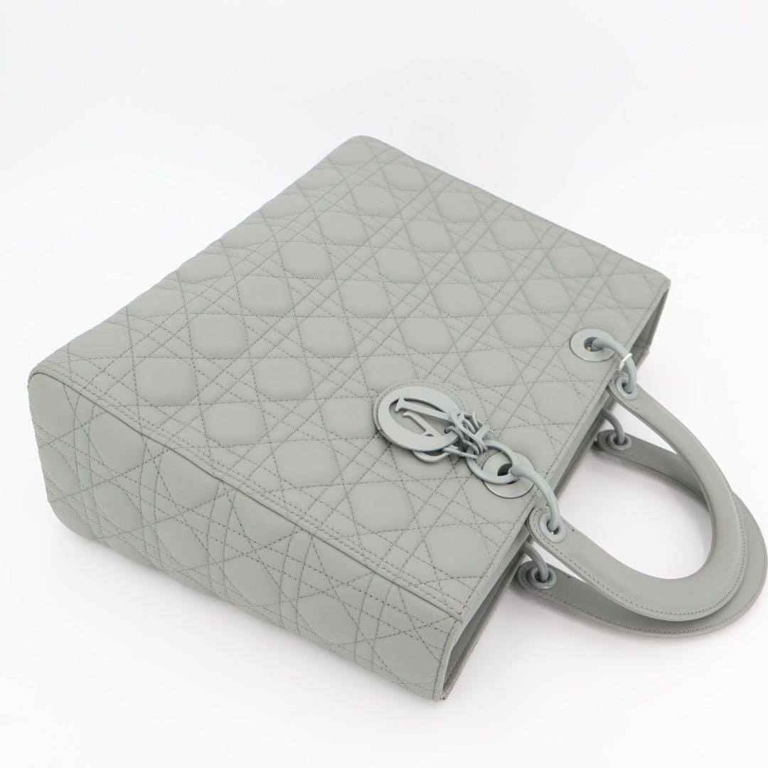 クリスチャンディオール Christian Dior レディディオール カナージュ ラージ レザー 2WAYハンドバッグ