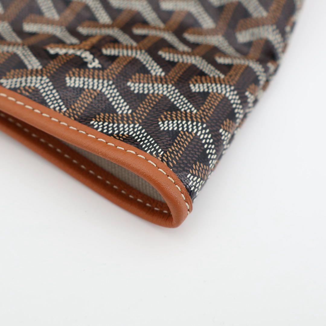 ゴヤール GOYARD サンルイPM トートバッグ PVCコーティングキャンバス ブラウン レディース