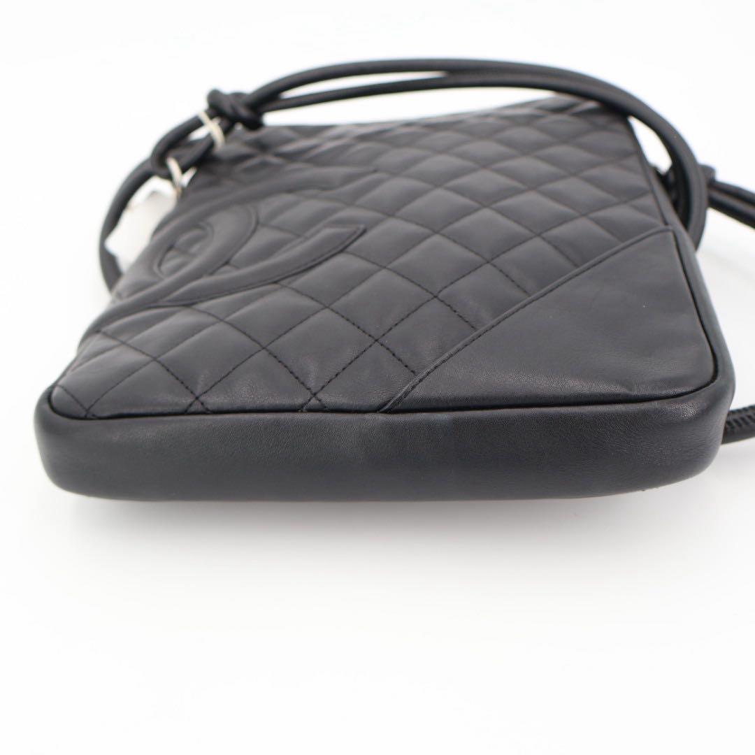 シャネル CHANEL カンボンライン スモールポシェットA 25177 レディース ショルダーバッグ