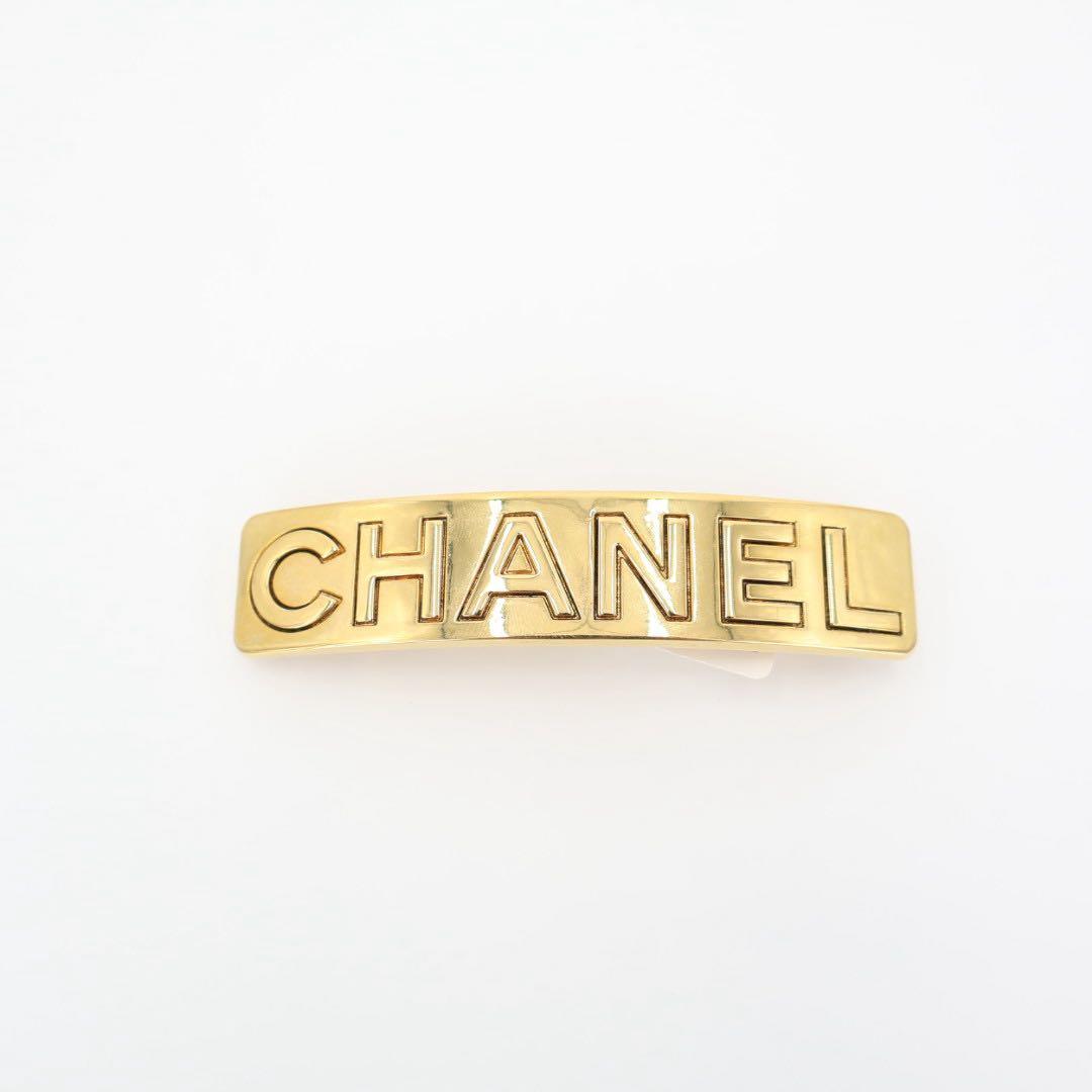 シャネル CHANEL シャネルロゴバレッタ バレッタ メタル