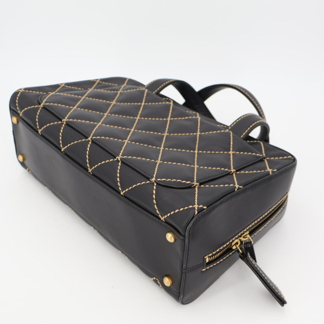 シャネル CHANEL ワイルドステッチ トートバッグ レディース