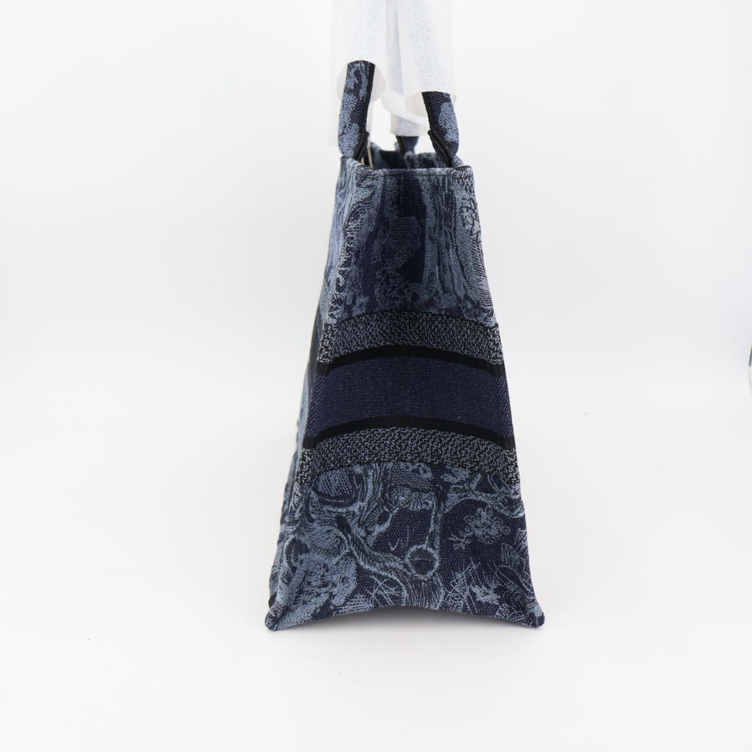 クリスチャンディオール Christian Dior TOILE DE JOUY ディオール ブック トート ミディアム M1296ZEBL バッグ 美品