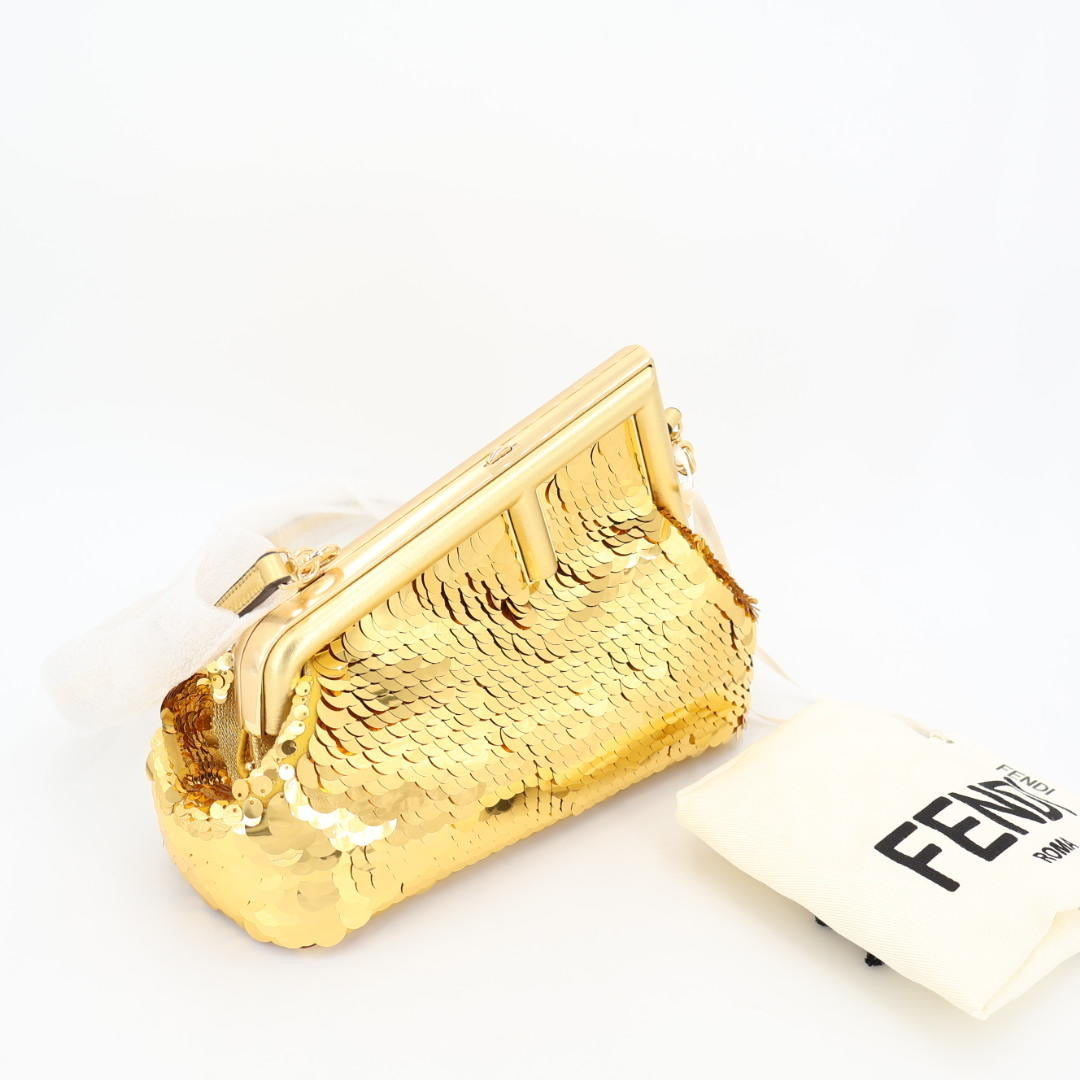 フェンディ Fendi スパンディ スモール バッグ & ハンドバッグ 美品